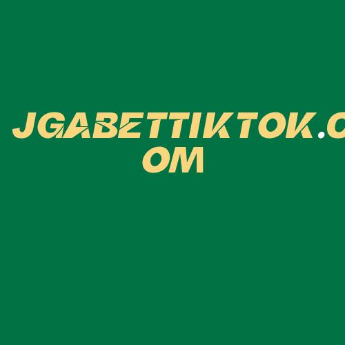 Logo da JGABETTIKTOK